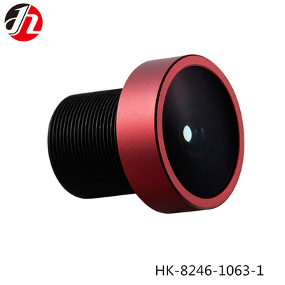 Zwart/rood F1.8 CS Camera Mount Lens, M12x0.5 CS Mount Wide Angle Lens DVR- Digital Video Recorder lensr